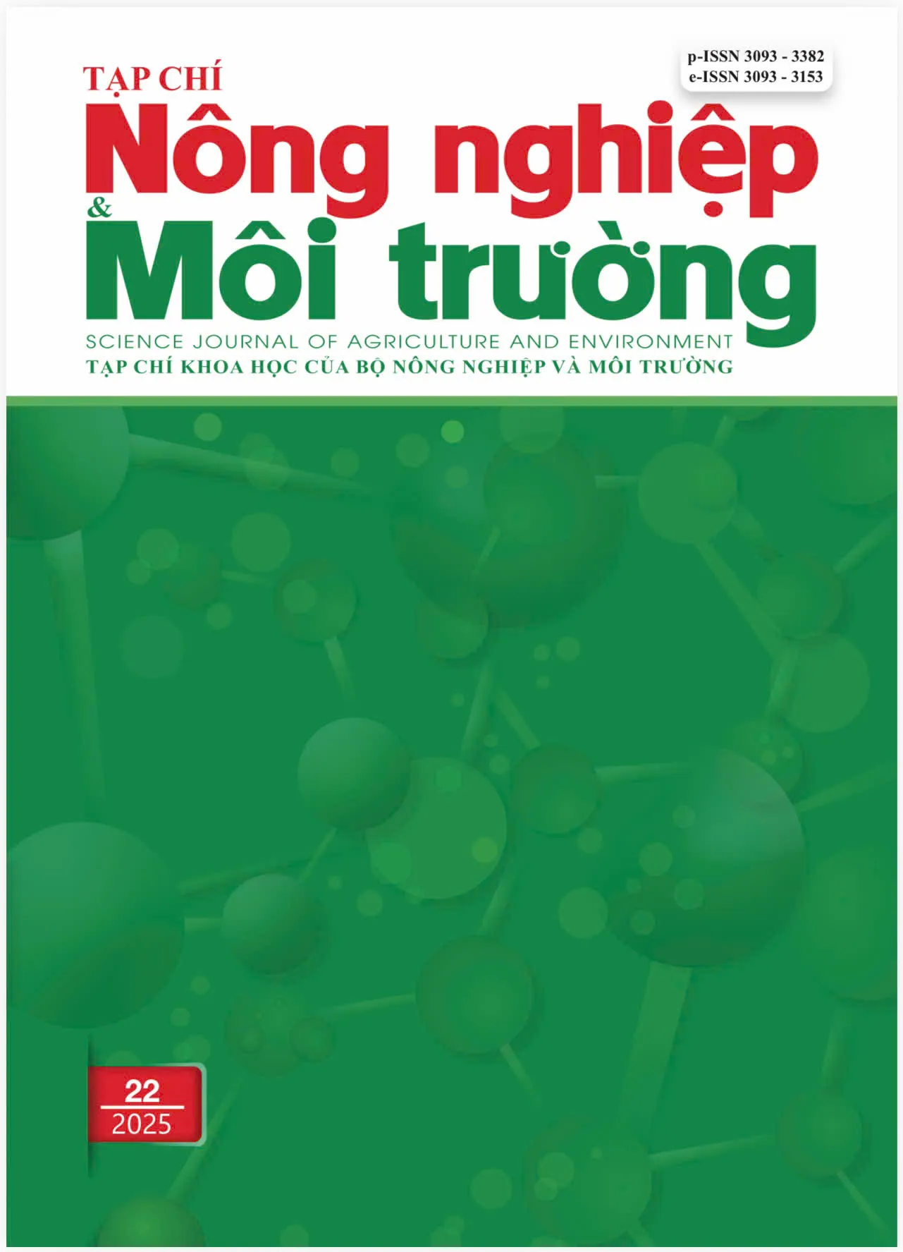 Tạp chí Nông nghiệp và Môi trường số 22 (Kỳ 2 tháng 11) năm 2025
