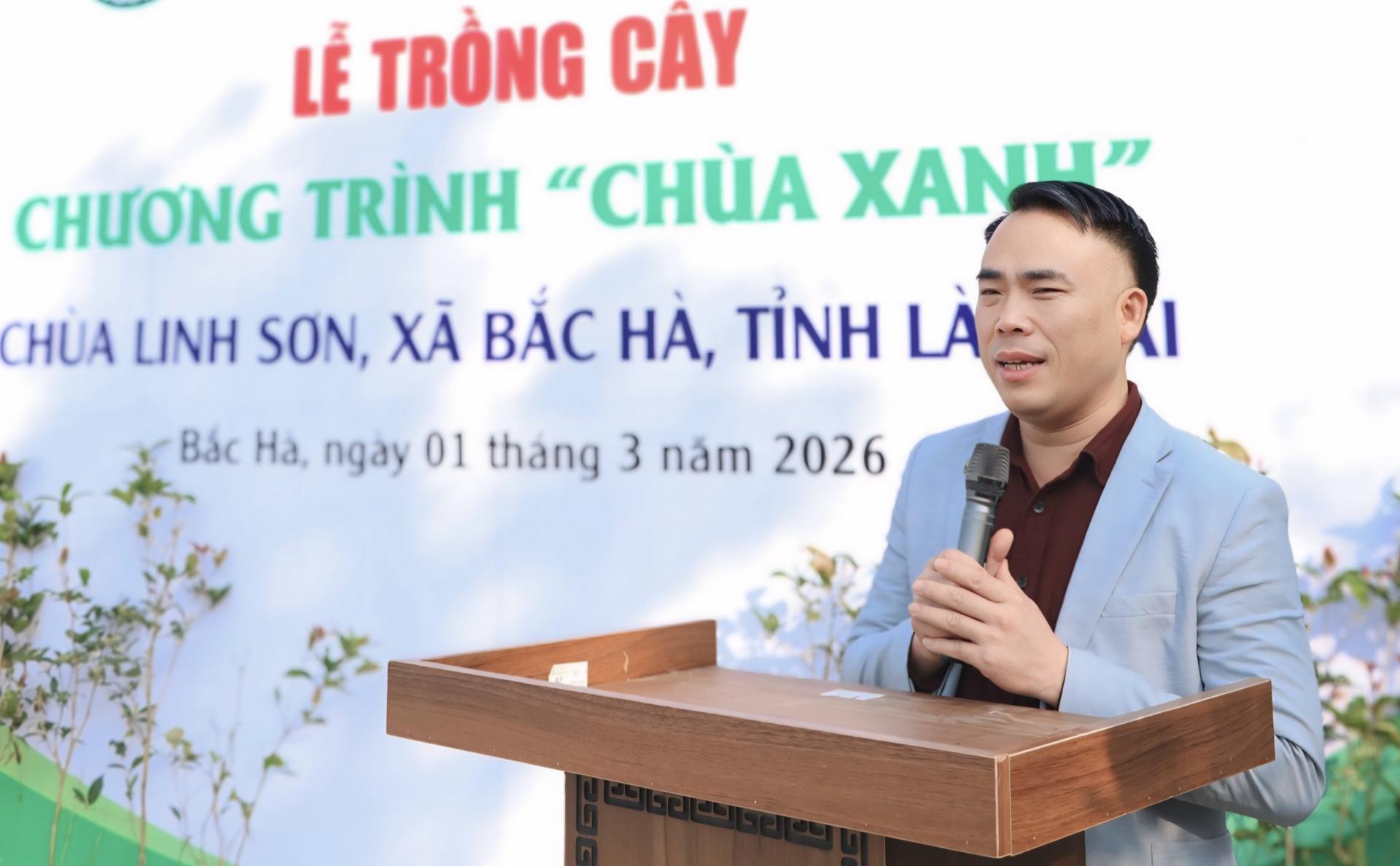 Tạp chí Nông nghiệp và Môi trường tổ chức chương trình "Chùa xanh" tại Chùa Linh Sơn, Lào Cai