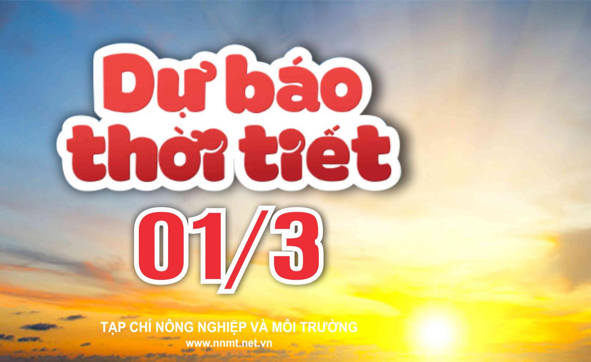 Thời tiết ngày 01/3: Miền Bắc tăng nhiệt, có nơi nắng nóng