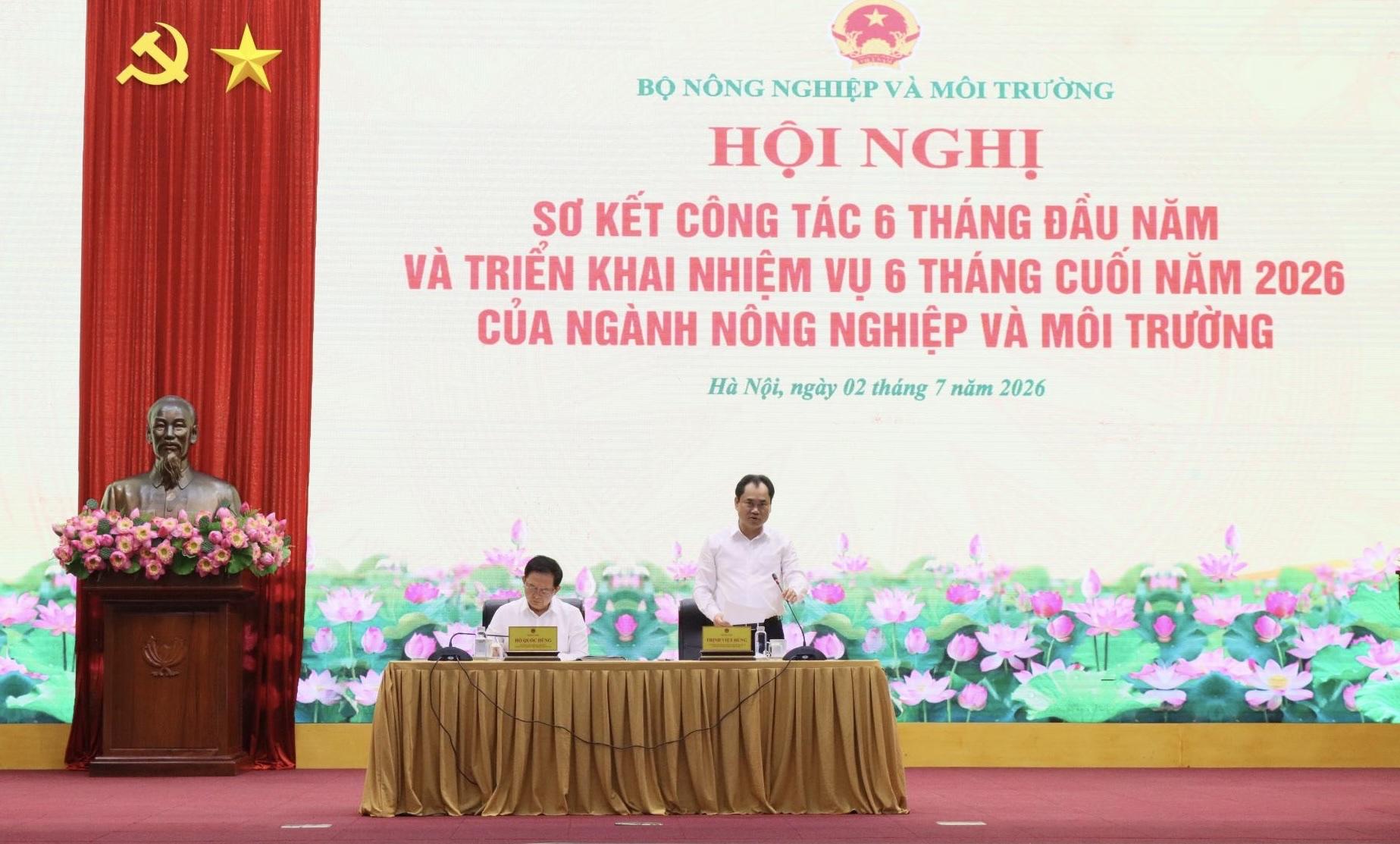 Hội nghị sơ kết 6 tháng đầu năm của ngành Nông nghiệp và Môi trường qua từng khuôn hình