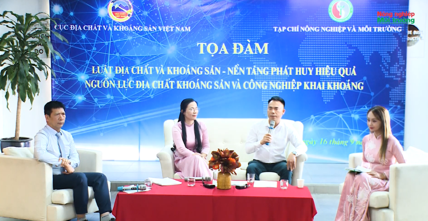 Toạ đàm: "Luật ĐC&KS - Nền tảng phát huy hiệu quả nguồn lực địa chất khoáng sản và CN khai khoáng"