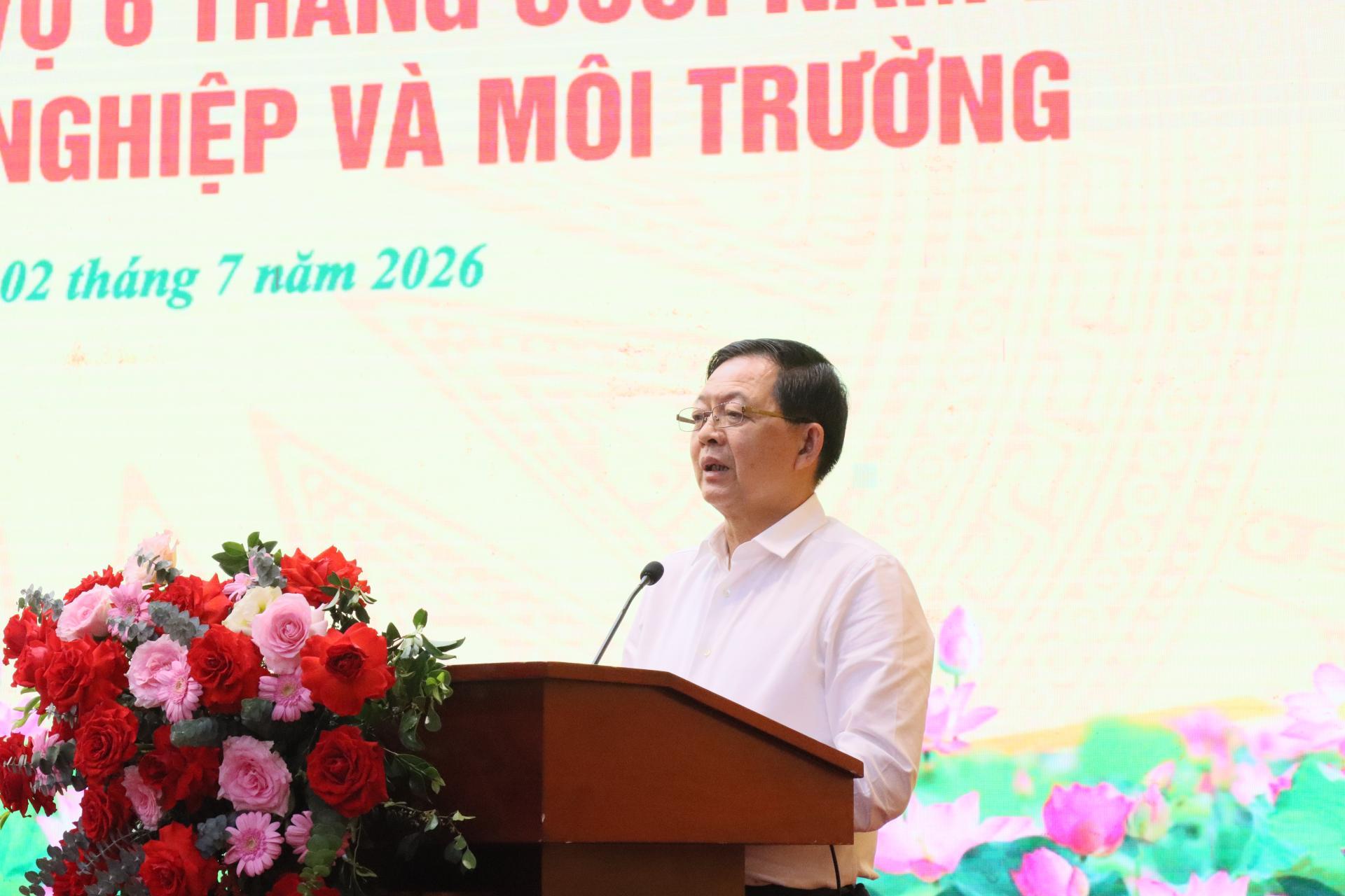 Ngành Nông nghiệp và Môi trường: Tăng tốc thể chế, dữ liệu và khoa học công nghệ để hoàn thành nhiệm vụ 6 tháng cuối năm