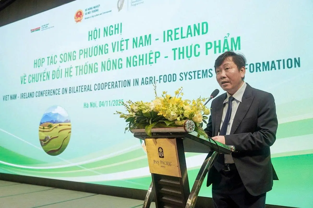 Đẩy mạnh hợp tác song phương giữa Việt Nam và Iraland trong chuyển đổi hệ thống nông nghiệp - thực phẩm
