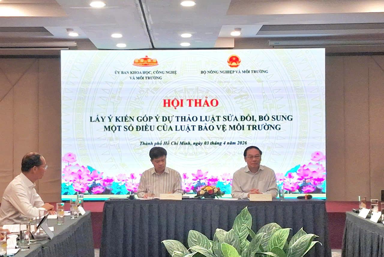 Góp ý dự thảo Luật sửa đổi, bổ sung một số điều của Luật Bảo vệ môi trường