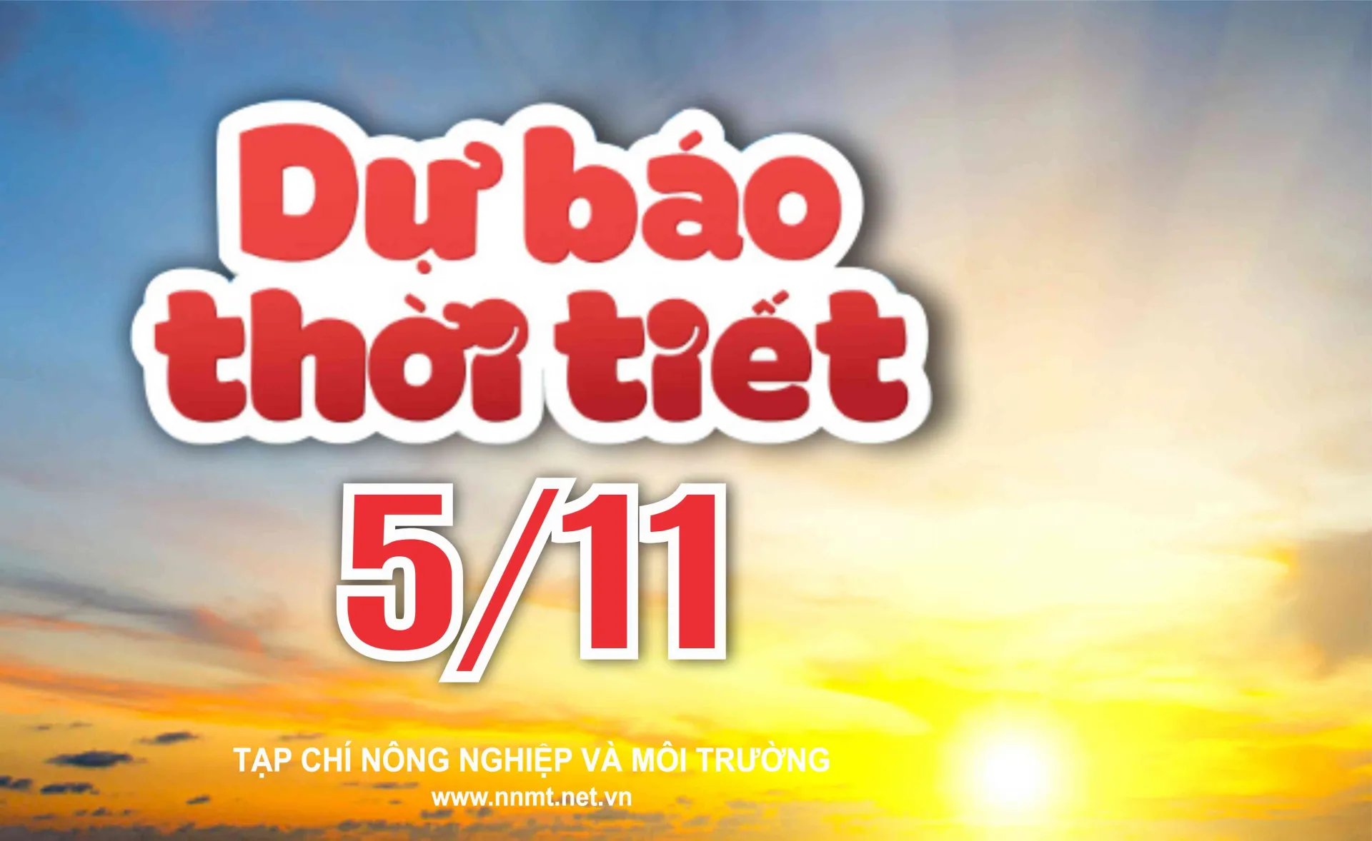Thời tiết 5/11: Trung Bộ chuẩn bị mưa lớn