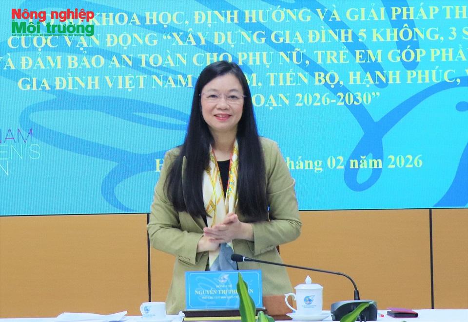 Định hướng Cuộc vận động “5 không, 3 sạch, 3 an” vì an toàn phụ nữ, trẻ em