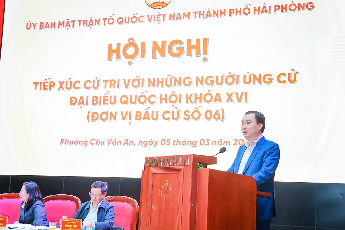 Ứng cử viên ĐBQH Vũ Văn Tiến: "Đi xa bằng tài năng, đi bền bằng tình nghĩa và cội nguồn"