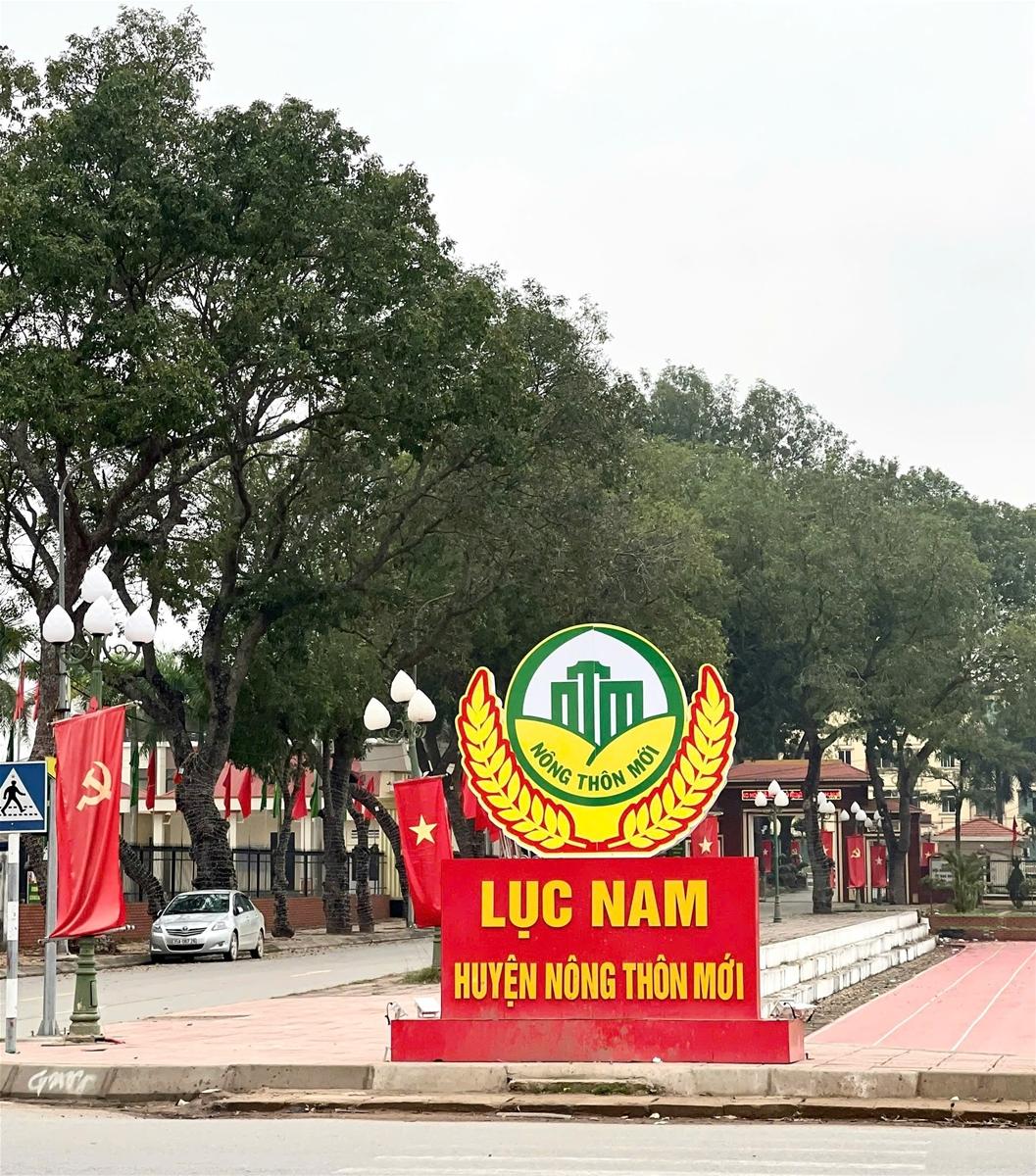 Huyện Lục Nam đạt chuẩn nông thôn mới