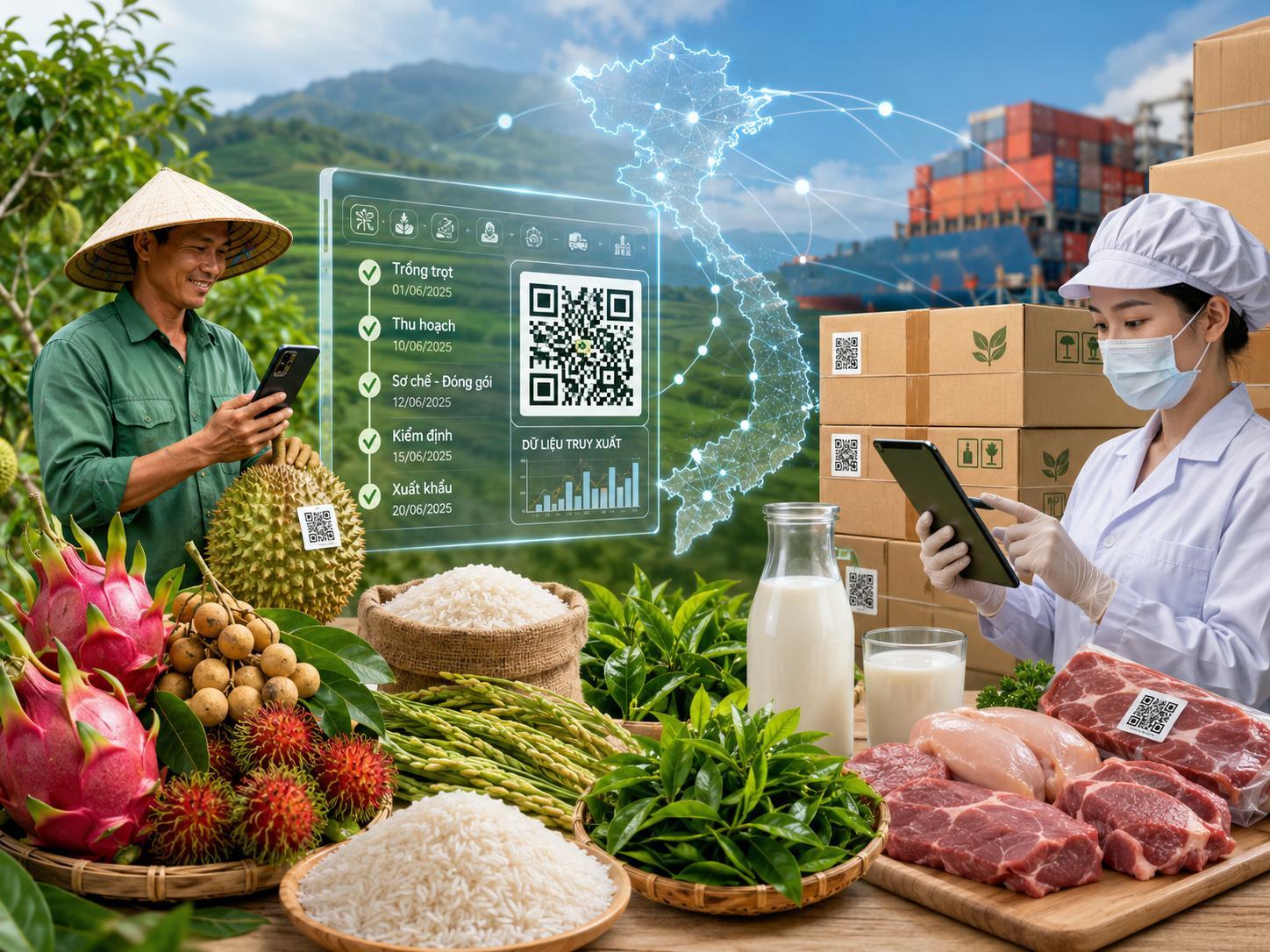 Kỳ 2: Truy xuất nguồn gốc nông sản: “Hộ chiếu số” cho quản trị ngành bằng dữ liệu