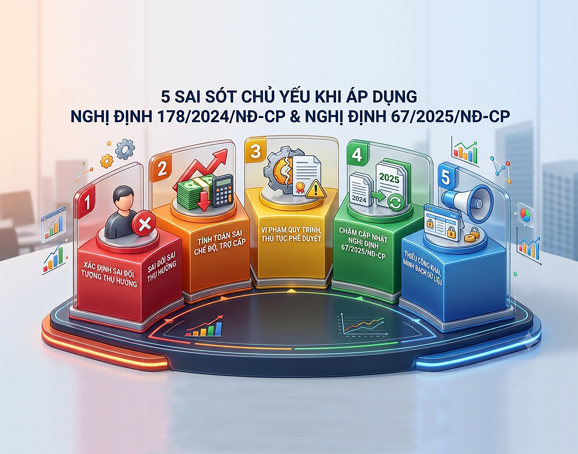 5 sai sót, vi phạm chủ yếu khi áp dụng Nghị định 178/2024/NĐ-CP và Nghị định số 67/2025/NĐ-CP của Chính phủ