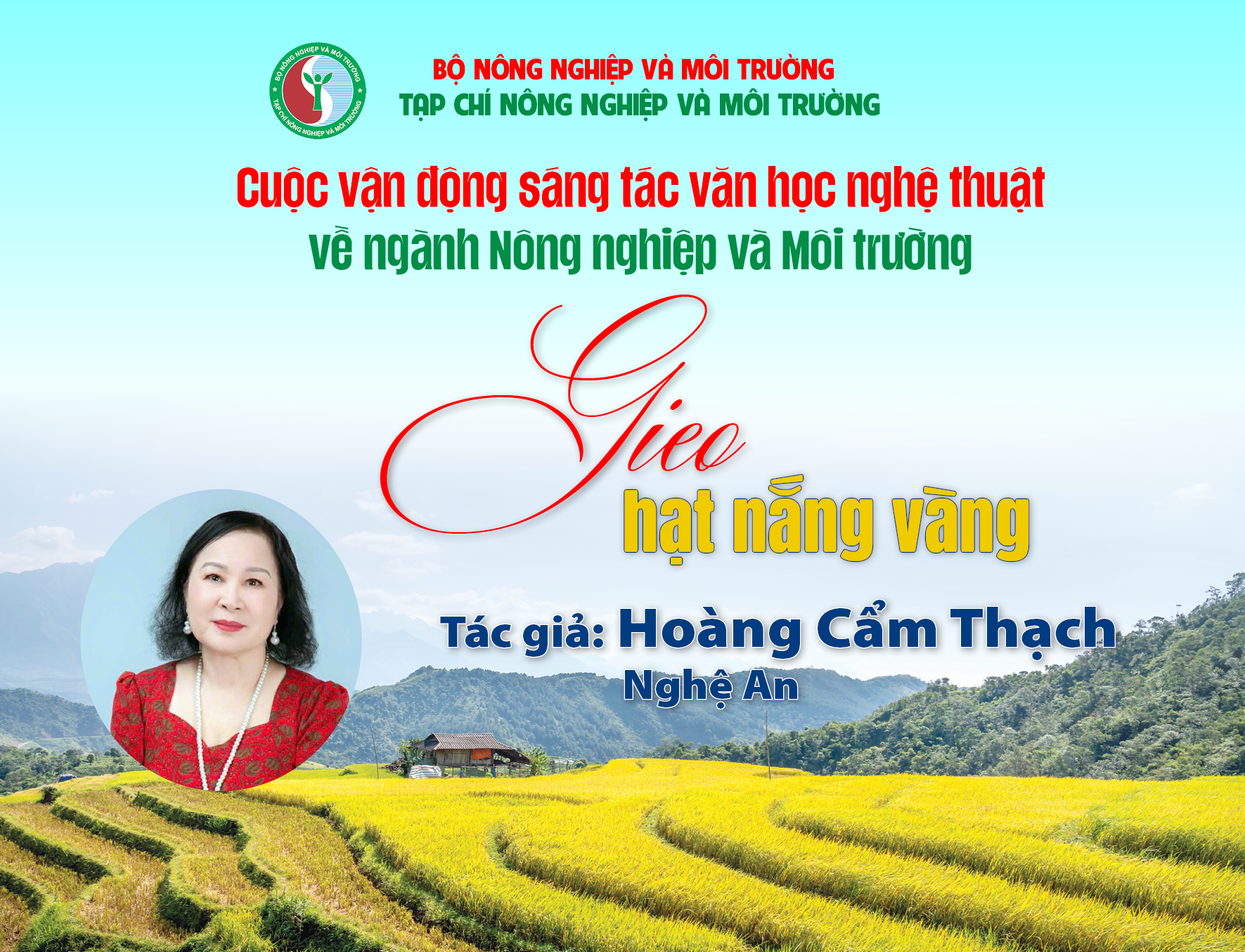 Hoàng Cẩm Thạch: Những vần thơ về đất, người và mùa yêu thương