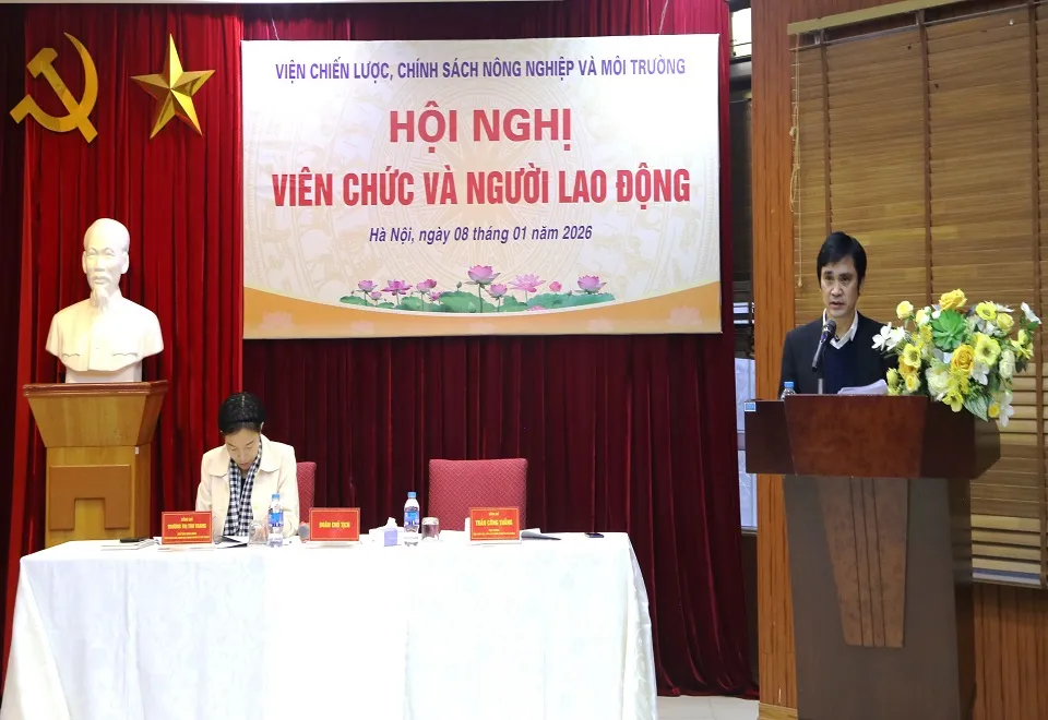 Viện Chiến lược, Chính sách nông nghiệp và môi trường: Đoàn kết, thống nhất, quyết tâm xây dựng đơn vị ngày càng vững mạnh