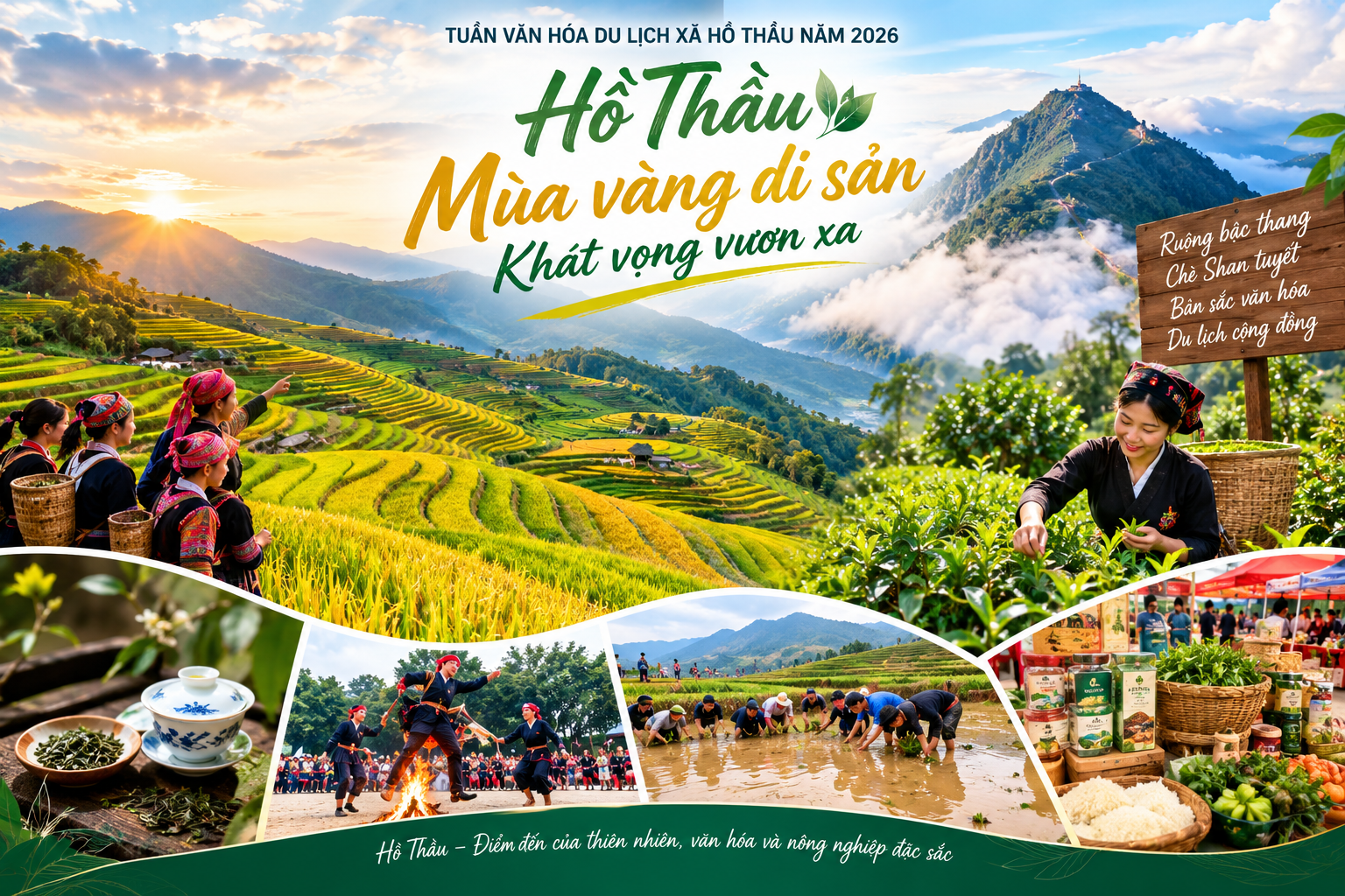 Mùa vàng Hồ Thầu đánh thức những giá trị di sản