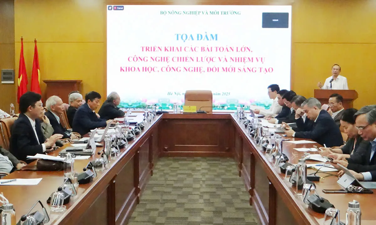 Triển khai các bài toán lớn, công nghệ chiến lược và nhiệm vụ khoa học, công nghệ, đổi mới sáng tạo