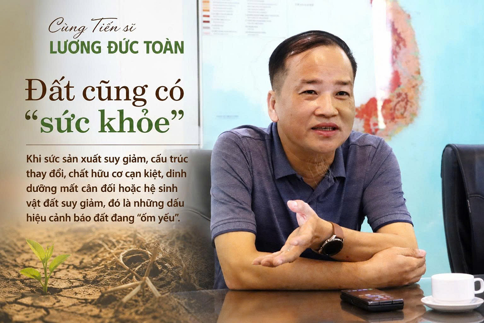 Tiến sĩ Lương Đức Toàn: Đất “ốm” khi sức sản xuất suy giảm