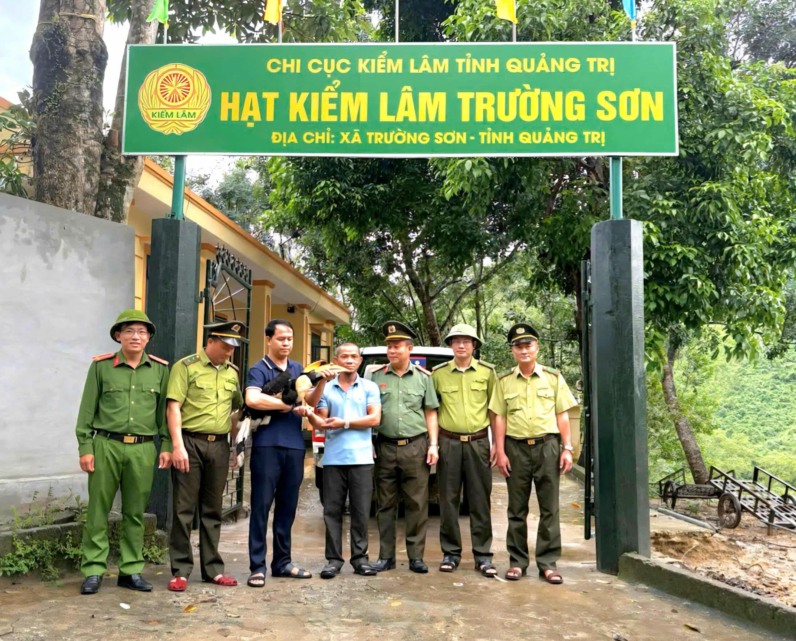 Quảng Trị: Người dân tự nguyện bàn giao cá thể chim quý hiếm