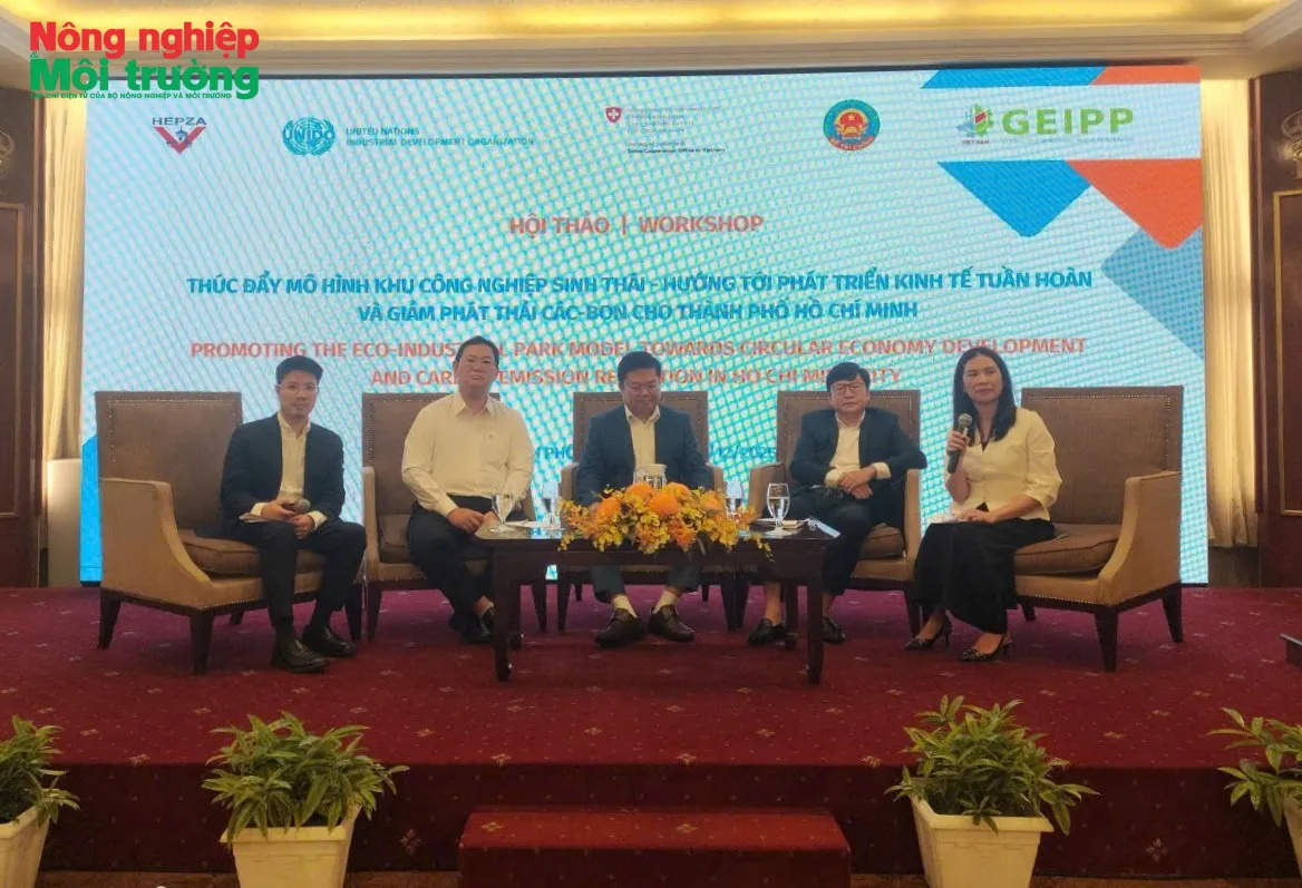 Thúc đẩy mô hình Khu công nghiệp sinh thái - Hướng tới phát triển kinh tế tuần hoàn và giảm phát thải các-bon cho TP. Hồ Chí Minh