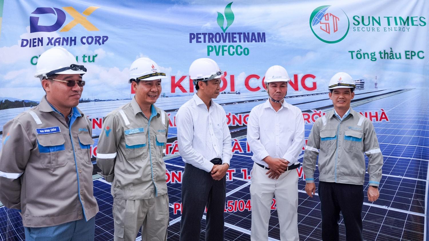 PVFCCo - Phú Mỹ khởi công dự án điện mặt trời mái nhà kho 20.000 tấn tại Nhà máy Đạm Phú Mỹ