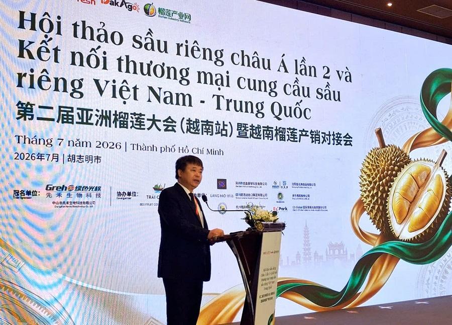 Thúc đẩy chuỗi cung ứng sầu riêng Việt Nam - Trung Quốc theo hướng minh bạch và bền vững