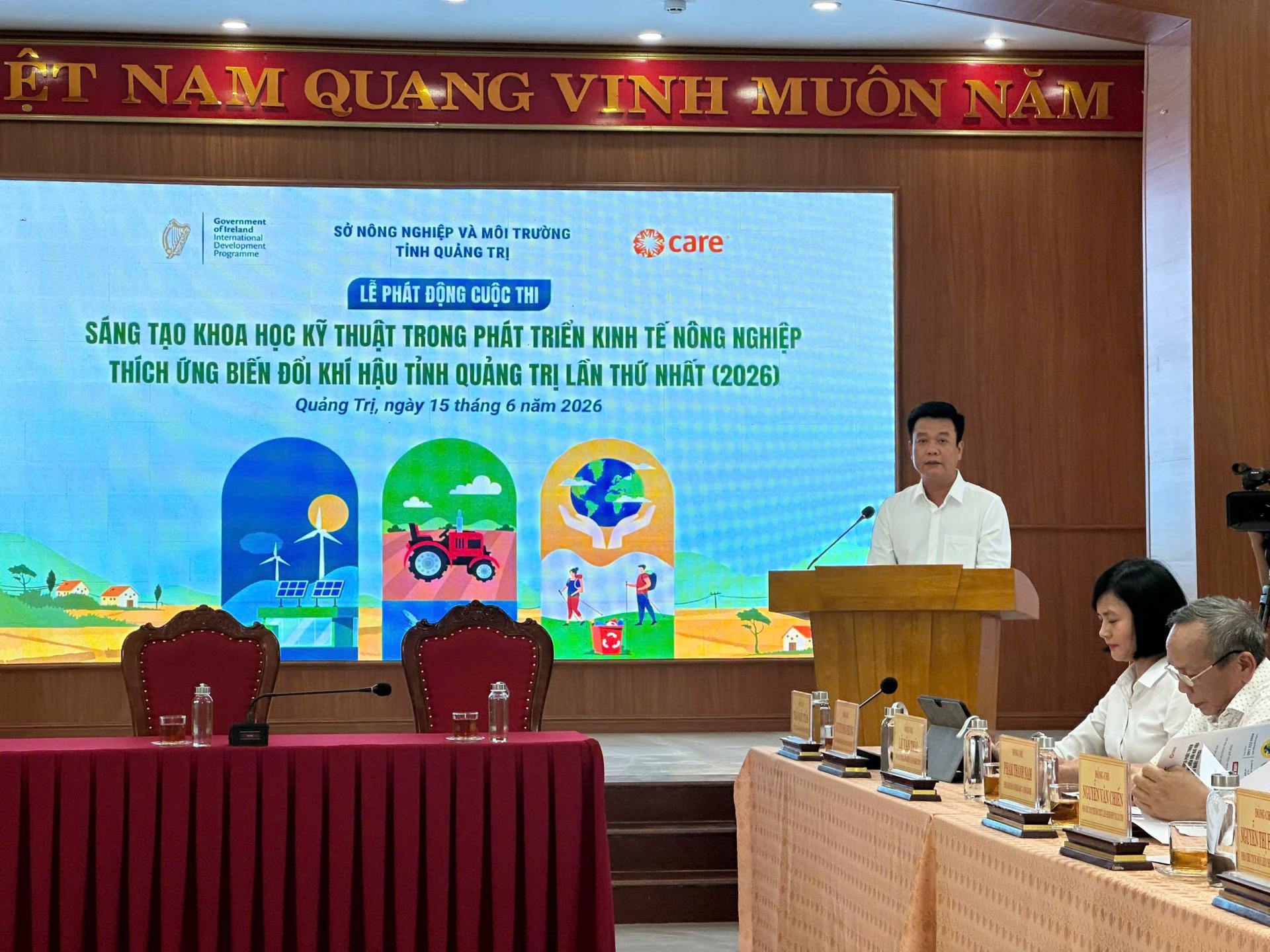 Quảng Trị: Phát động cuộc thi “Sáng tạo Khoa học kỹ thuật trong phát triển kinh tế nông nghiệp, thích ứng biến đổi khí hậu”