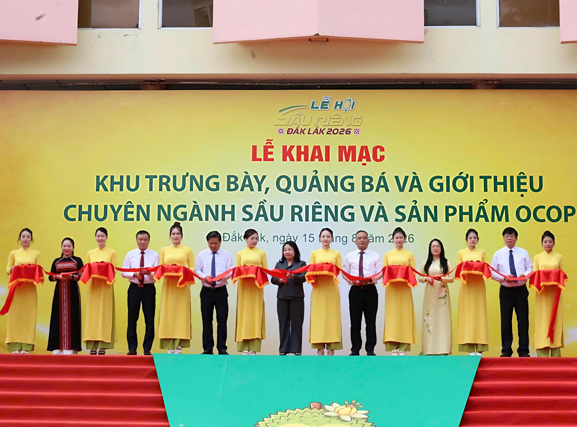 Đắk Lắk tưng bừng khai hội Sầu riêng năm 2026