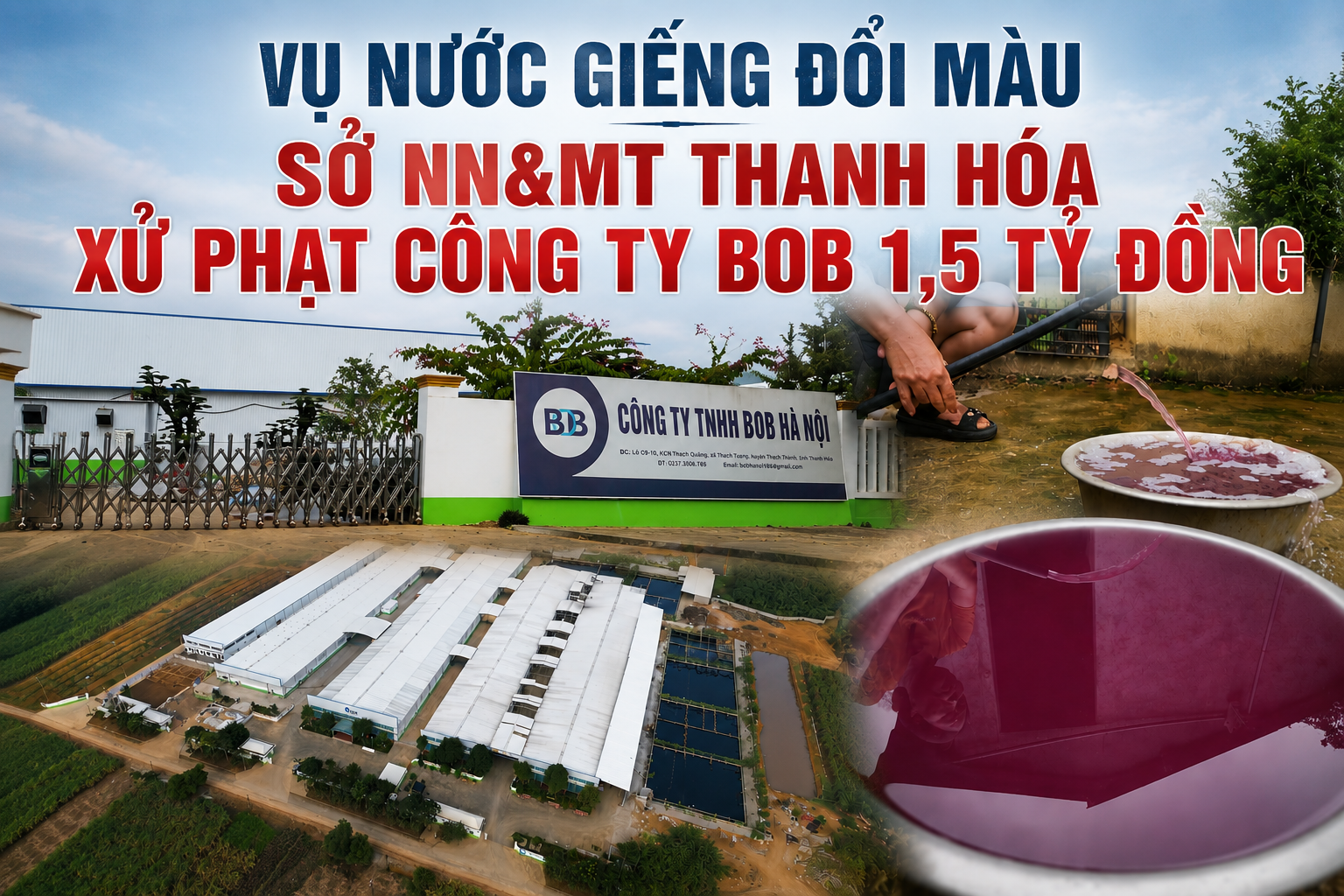 Thanh Hóa xử phạt hơn 1,5 tỷ đồng doanh nghiệp may mặc vi phạm môi trường