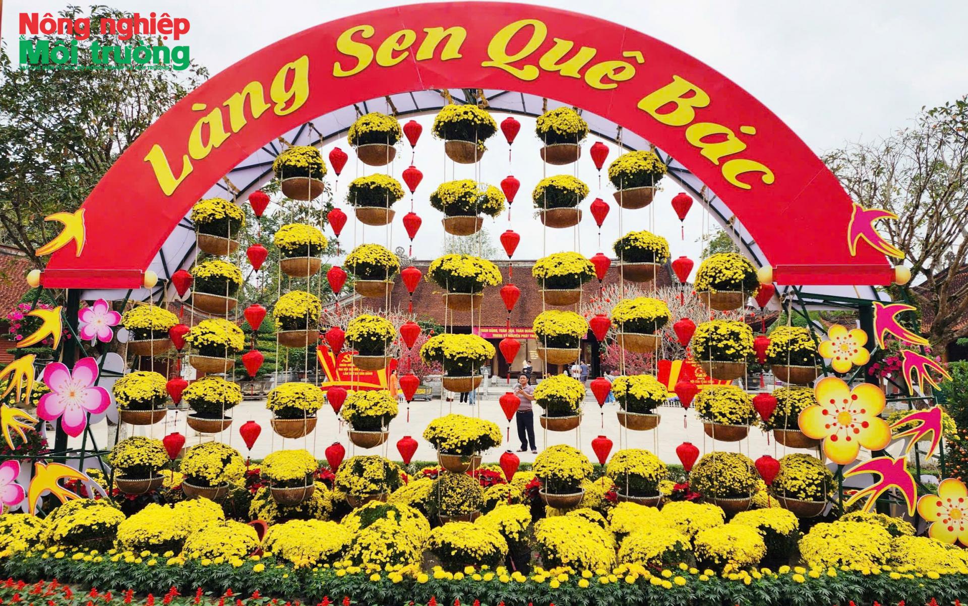 Sắc xuân trên quê hương Bác Hồ