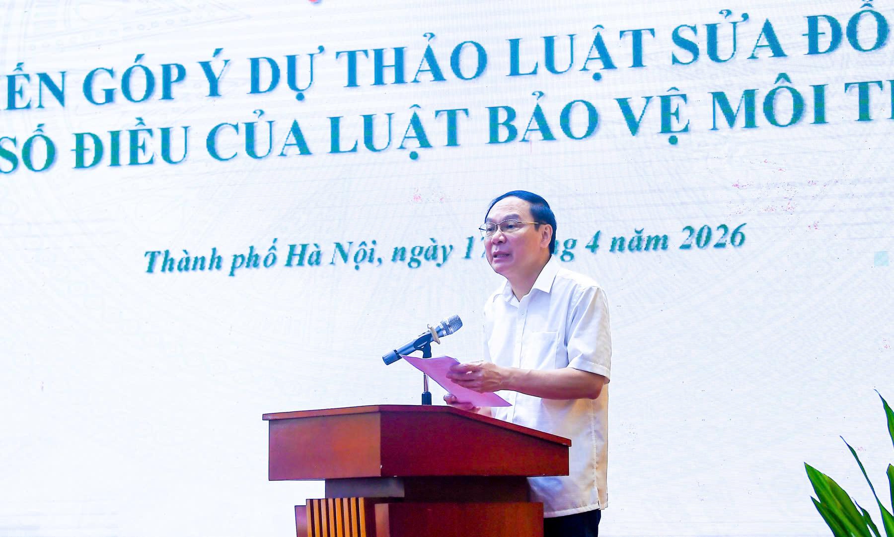 Góp ý hoàn thiện dự thảo Luật Bảo vệ môi trường: Đơn giản thủ tục, tăng phân cấp, thúc đẩy chuyển đổi xanh