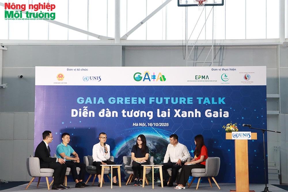 Diễn đàn “Tương lai Xanh Gaia”: Thế hệ trẻ trở thành trung tâm chuyển đổi xanh