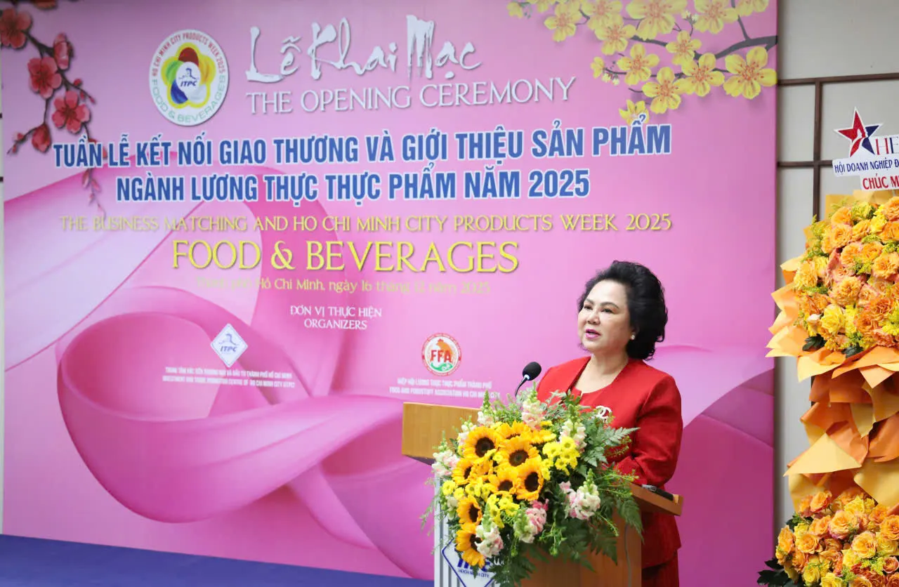 TP. Hồ Chí Minh khai mạc Tuần lễ kết nối giao thương ngành lương thực, thực phẩm năm 2025