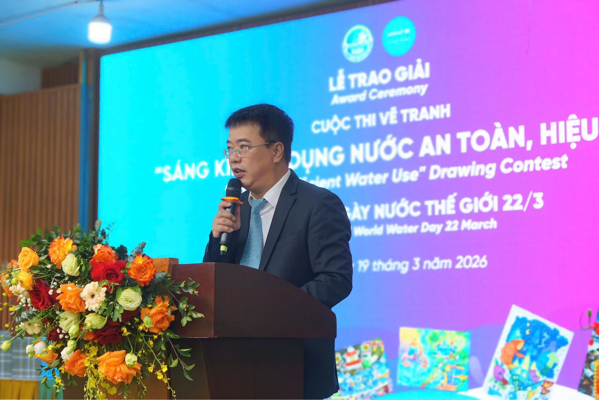 Lan toả thông điệp bảo vệ tài nguyên nước qua cuộc thi vẽ tranh