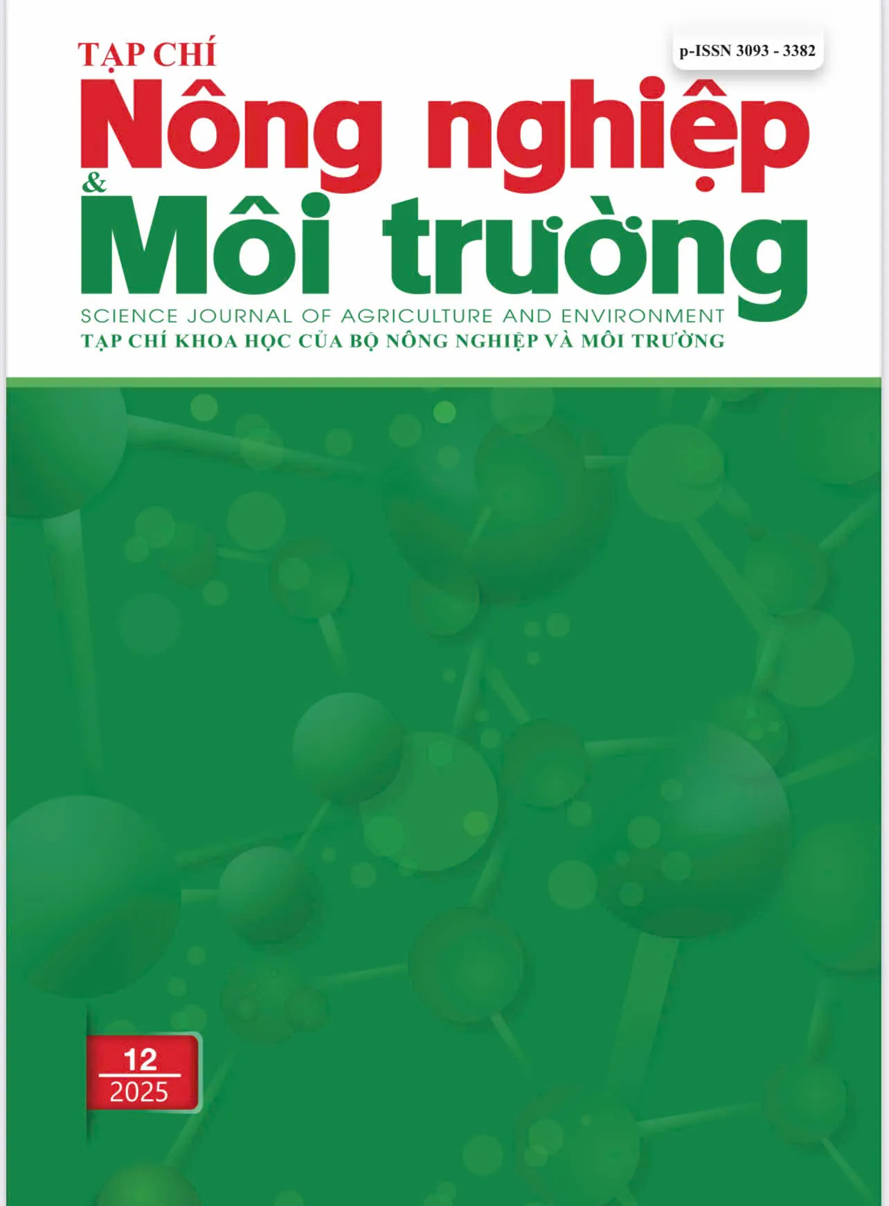 Tạp chí Nông nghiệp và Môi trường số 12 (Kỳ 2 tháng 6) năm 2025
