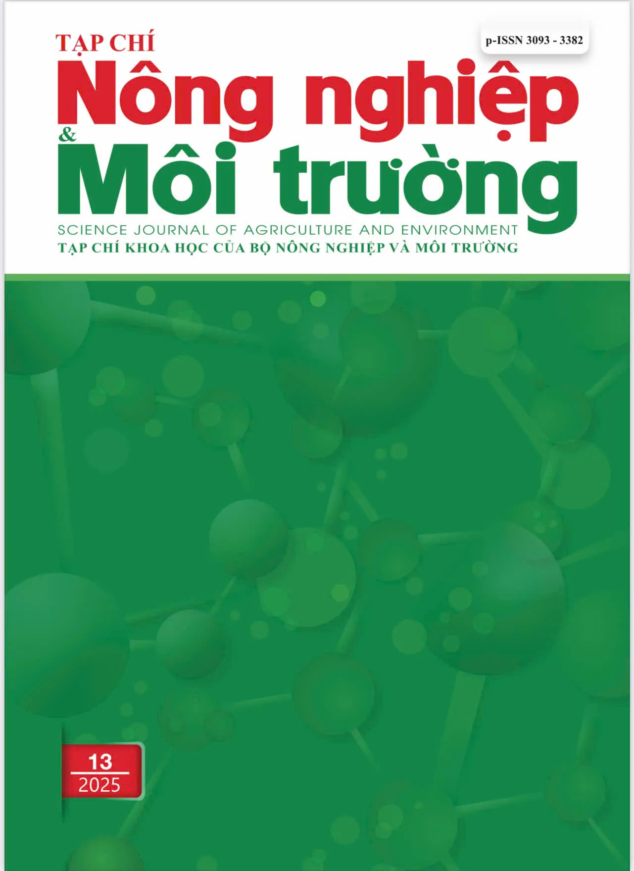 Tạp chí Nông nghiệp và Môi trường số 13 (Kỳ 1 tháng 7) năm 2025