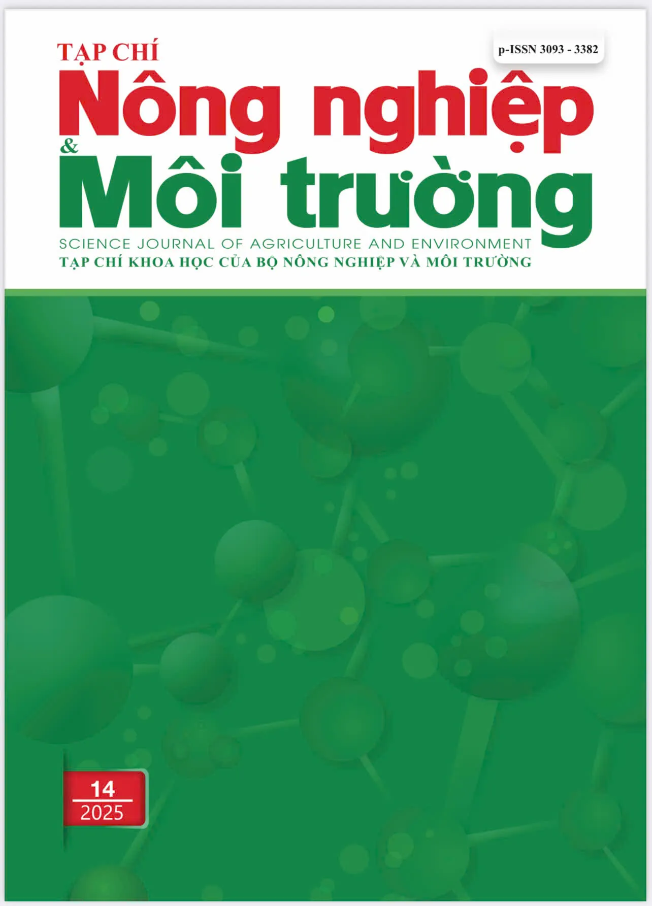 Tạp chí Nông nghiệp và Môi trường số 14 (Kỳ 2 tháng 7) năm 2025
