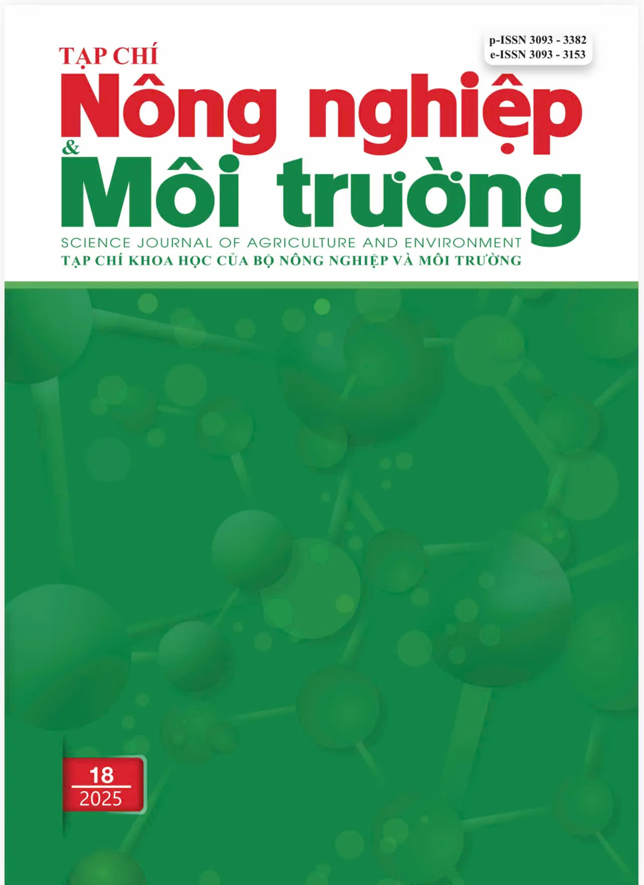 Tạp chí Nông nghiệp và Môi trường số 18 (Kỳ 2 tháng 9) năm 2025