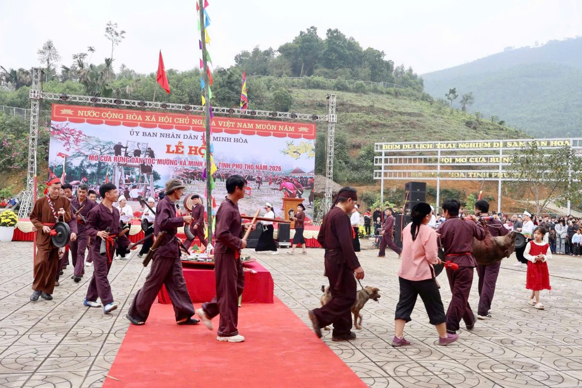 Lễ hội Mở cửa rừng ở Minh Hòa: Di sản độc đáo của cộng đồng người Mường Phú Thọ