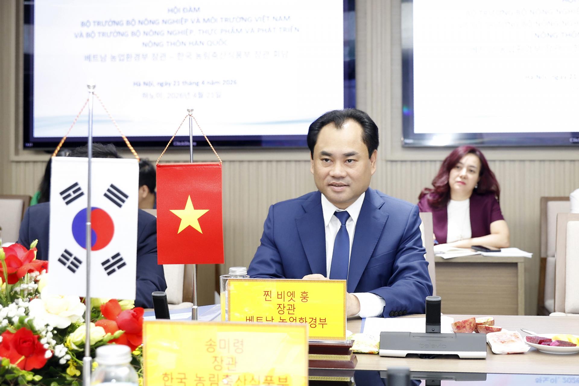 Việt Nam - Hàn Quốc thúc đẩy hợp tác nông nghiệp theo hướng bổ trợ