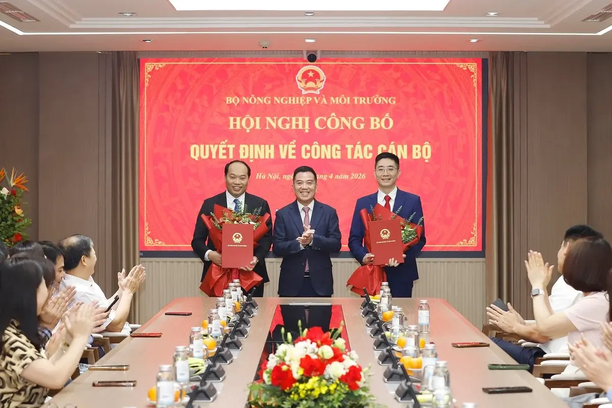 Bổ nhiệm Chánh Văn phòng và Thư ký Bộ trưởng Bộ Nông nghiệp và Môi trường