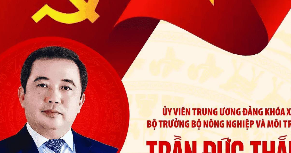 Bộ trưởng Bộ Nông nghiệp và Môi trường Trần Đức Thắng tái đắc cử Ban Chấp hành Trung ương Đảng khoá XIV