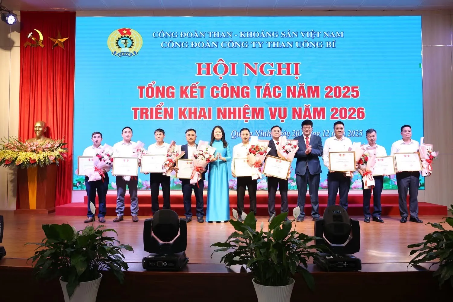 Công ty than Uông Bí - TKV tổ chức hội nghị tổng kết công tác năm 2025