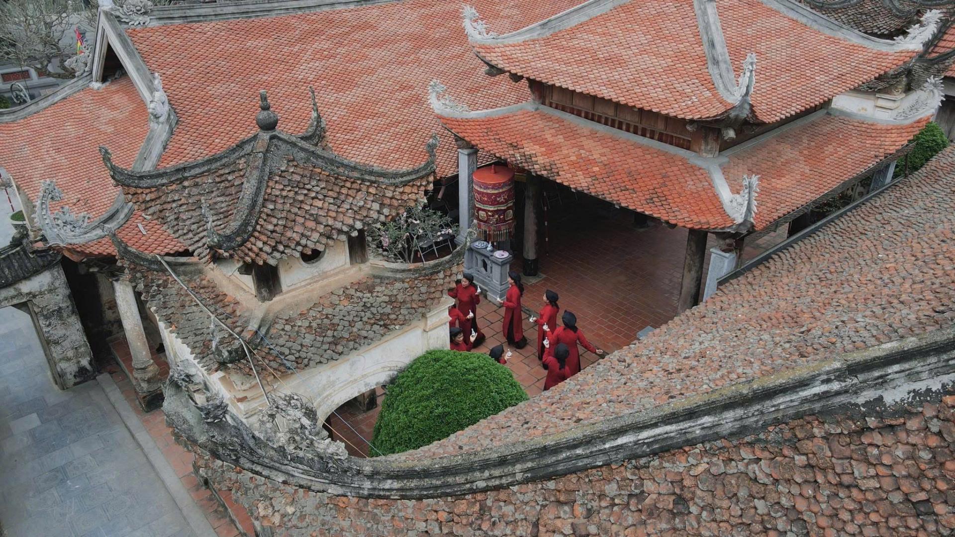 Mùa xuân về Đình Hùng Lô nghe điệu Xoan cổ