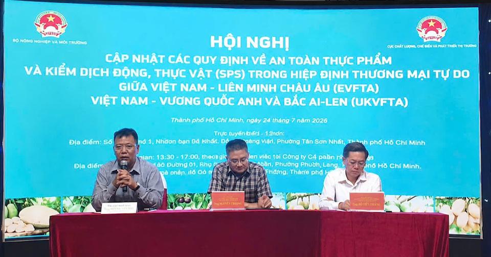 Chủ động chuẩn SPS để nông sản Việt trụ vững tại EU và Anh