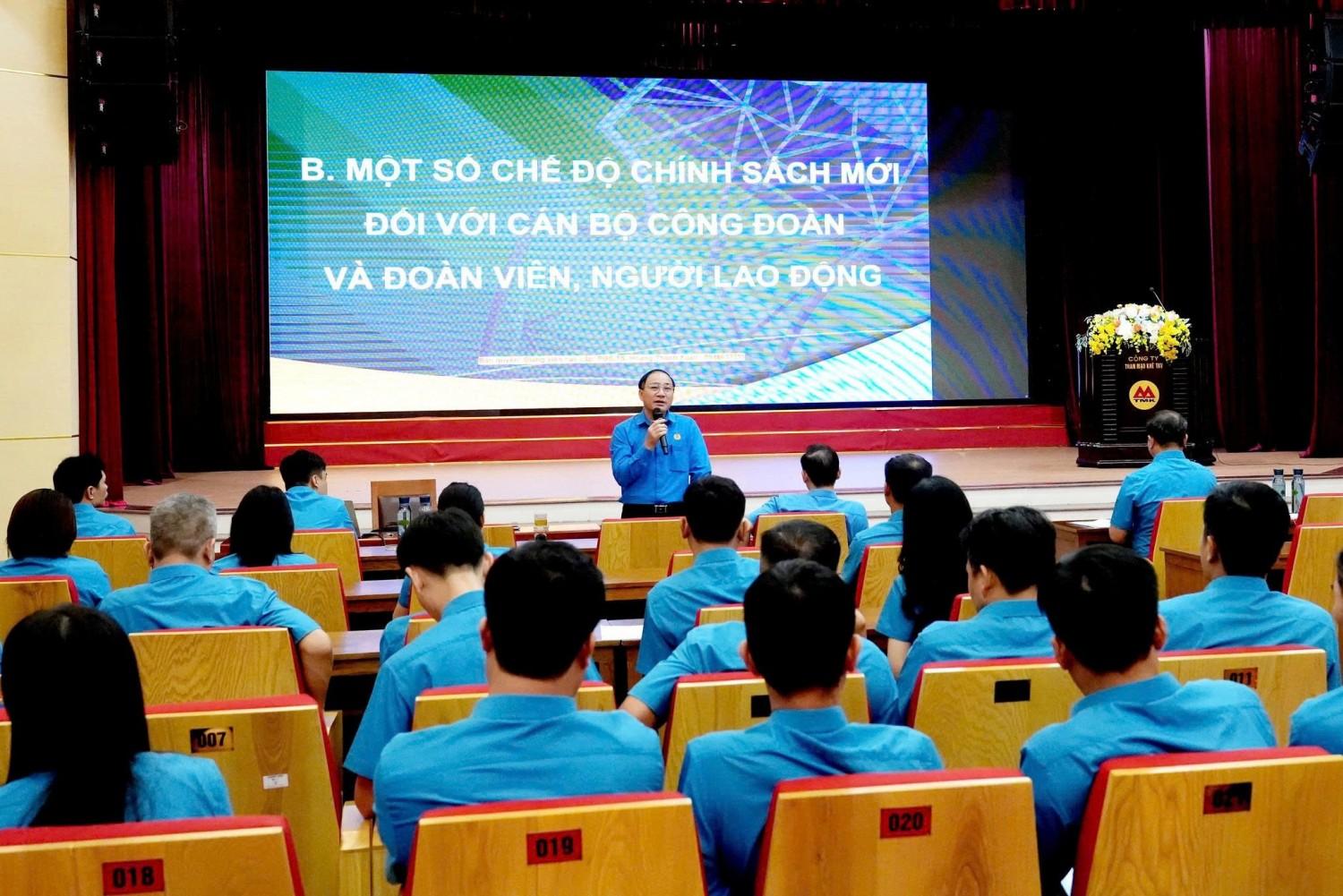 Công đoàn Than Mạo Khê tập huấn nâng cao nghiệp vụ