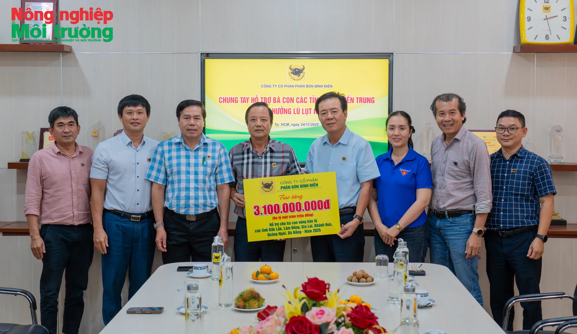 Bình Điền triển khai gói hỗ trợ khẩn cấp 3,1 tỷ đồng hướng về vùng lũ Nam miền Trung