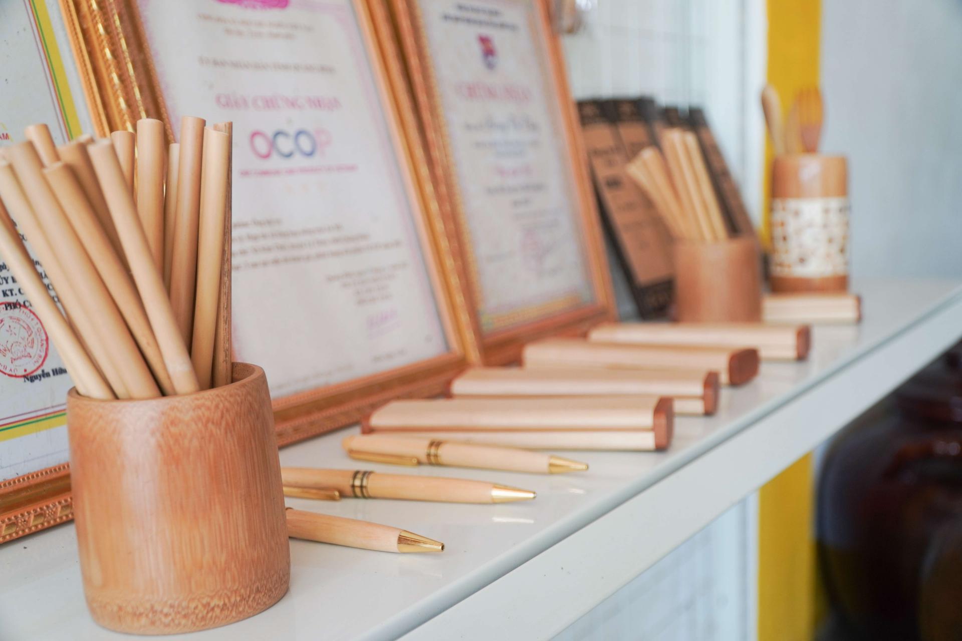 Ống hút tre Quảng Trị: Sản phẩm OCOP mang giá trị xanh