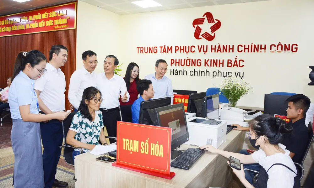 Bắc Ninh: Vận hành chính quyền hai cấp, nhiều phường, xã 100% hồ sơ được giải quyết trong ngày