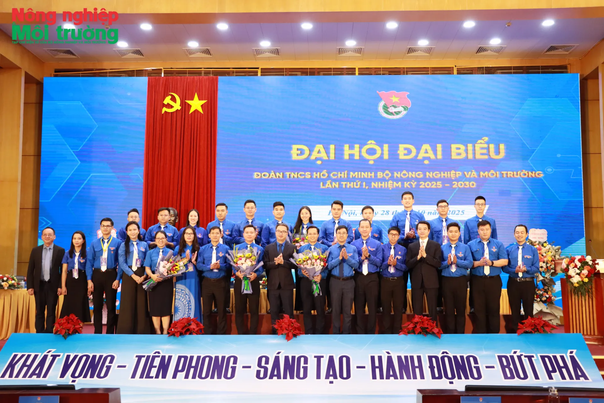 Đại hội Đoàn TNCS Hồ Chí Minh Bộ Nông nghiệp và Môi trường lần thứ I: Khát vọng cống hiến, tiên phong trong chuyển đổi xanh