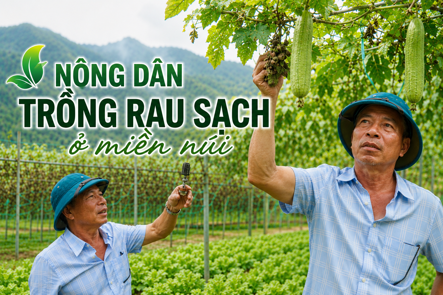 Lão nông gieo “màu xanh” trên vùng núi