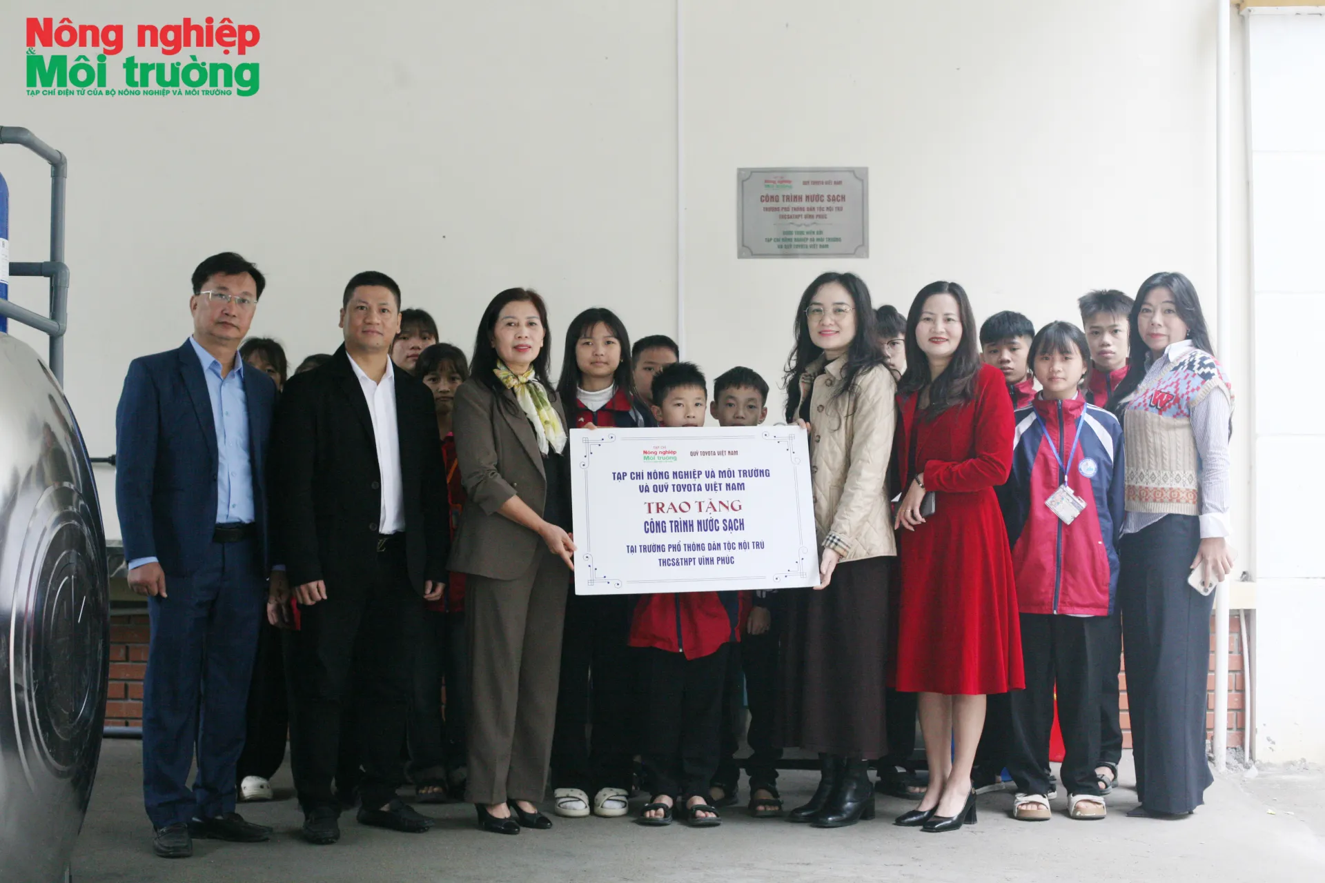 Gieo yêu thương, mang nước sạch đến học sinh dân tộc thiểu số tỉnh Phú Thọ