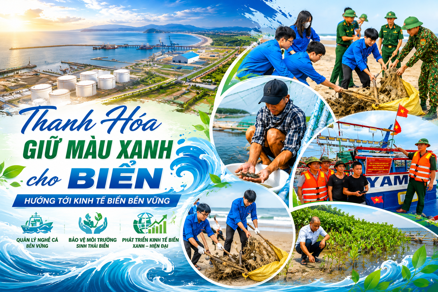 Thanh Hóa giữ màu xanh cho biển